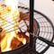 Deko Living 33 Inch Diameter Outdoor Steel Wood Burning Fire Pit Grill & Rotisserie COB10505 - alternate 4
